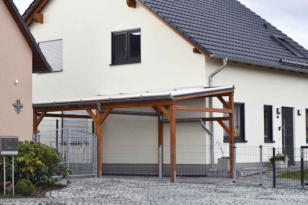 Carport und Pergola