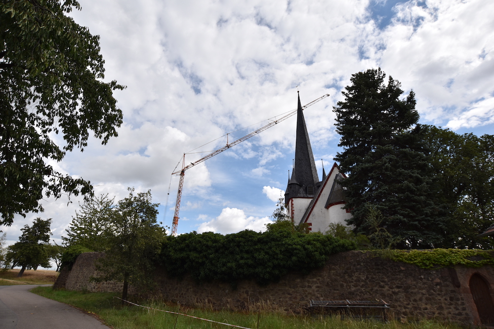 Kirchturm in Roda